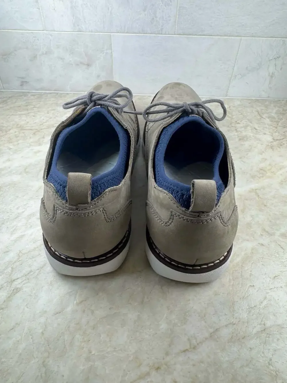J. Murphy by Johnston & Murphy Gray Suede Derby Shoes Men’s 9M